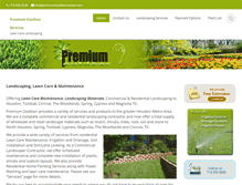 Tablet Screenshot of premiumoutdoorservice.com